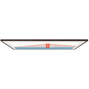 Samsung (2021) 55" The Frame Customizable Bezel - Modern Brown - 48.86" x 28.12" Frame Size - Rectangle - Landscape - Magn
