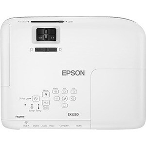 Epson EX5280 3LCD Projector - 4:3 - Ceiling Mountable - 1024 x 768 - Front, Ceiling, Rear - 720p - 6000 Hour Normal Mode -