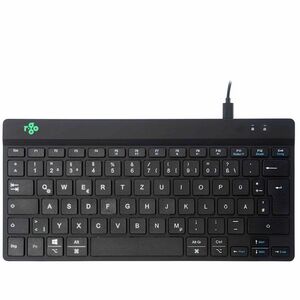 R-Go Compact Break ergonomic keyboard QWERTY (DE) - wired, black