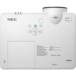 NEC Display ME403U 3LCD Projector - 16:10 - Ceiling Mountable, Portable - White - 1920 x 1200 - Front, Ceiling - 10000 Hou