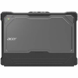 Extreme Shell-L for Acer C871 Chromebook 712 12" (Black/Clear) - For Acer Chromebook - Textured Grip - Clear, Black - Impa