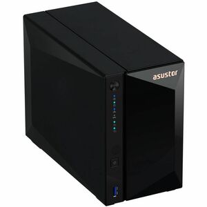 Asustor Drivestor 2 Pro AS3302T - 2 Bay NAS, 1.4GHz Quad Core, 2.5GbE Port, 2GB RAM DDR4, Network Attached Storage (Diskle