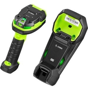 Zebra DS3678-HP Barcode Scanner - Wireless Connectivity - 1D, 2D - Imager - Industrial Green - Warehouse, Manufacturing