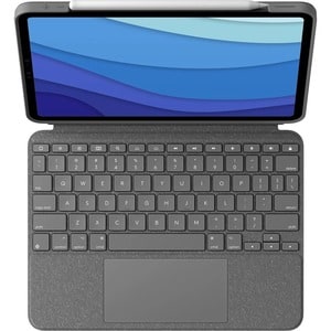 Logitech Combo Touch Tastatur/Cover für 27,9 cm (11 Zoll) Apple iPad Pro (2nd Generation), iPad Pro (3. Generation), iPad 