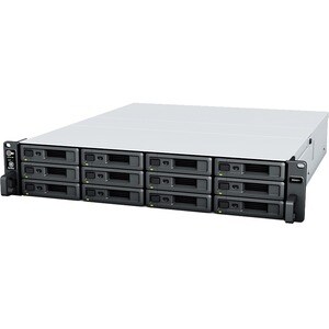 Synology RackStation RS2421RP+ 12 x Total Bays SAN/NAS Storage System - AMD Ryzen V1500B Quad-core (4 Core) 2.20 GHz - 4 G