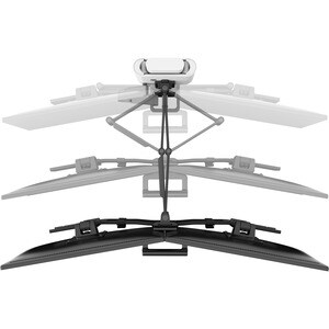 Ergotron TRACE Desk Mount for Monitor, LCD Display - White - 2 Display(s) Supported - 68.6 cm (27") Screen Support - 9.80 