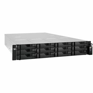 Asustor Lockerstor 12RD AS6512RD - 12 Bay NAS, Quad-Core 2.1GHz CPU, 2.5GbE Port, 8GB RAM DDR4, 2U Rackmount Server with r