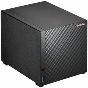 Asustor Drivestor 4 AS1104T - 4 Bay NAS, 1.4GHz Quad Core, Single 2.5GbE Port, 1GB RAM DDR4, Network Attached Storage, Per