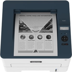 Xerox B230 Desktop Wireless Laser Printer - Monochrome - 34 ppm Mono - 1200 x 1200 dpi Print - Automatic Duplex Print - 25