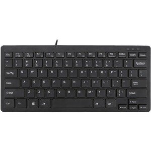 Adesso SlimTouch AKB-111UB Keyboard - Cable Connectivity - USB Interface - English (US) - Black - Membrane Keyswitch - Des
