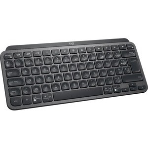 Logitech MX Keys Mini Keyboard - Wireless Connectivity - LED - French - AZERTY Layout - Graphite - Bluetooth/RF - 10 m - M