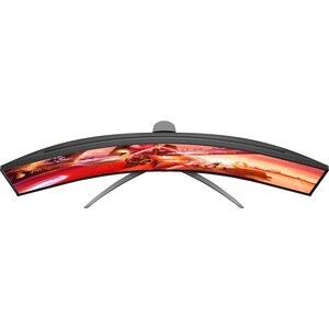 AOC AGON AG493UCX2 49" Class Dual Quad HD (DQHD) Curved Screen Gaming LCD Monitor - 32:9 - Textured Black - 124 cm (48.8")