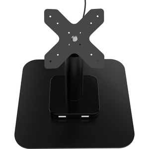 CTA Digital VESA Compatible Desk Mount with USB Ports and Cable Routing (Black) - 75 x 75, 100 x 100 - VESA Mount Compatib