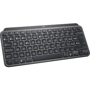 Logitech MX Keys Mini Keyboard - Wireless Connectivity - LED - Spanish - QWERTY Layout - Graphite - Rubber Dome Keyswitch 
