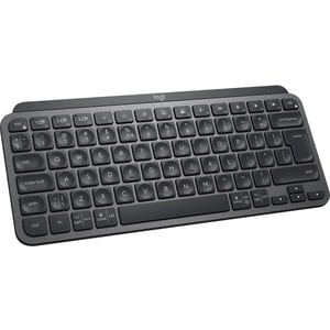Logitech MX Keys Mini Keyboard - Wireless Connectivity - LED - English (US) - QWERTY Layout - Graphite - Bluetooth/RF - 10