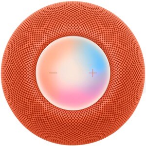 Apple HomePod mini Portable Bluetooth Smart Speaker - Siri Supported - Orange - 360° Circle Sound - Wireless LAN