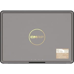 QNAP NASbook TBS-464-8G 4 x Gesamtzahl Einschübe SAN/NAS-Speichersystem - 4 GB Größe Flash-Speicher Celeron N5105 Quad-Cor