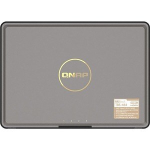 QNAP NASbook TBS-464-8G SAN/NAS Storage System - 4 GB Flash Memory Capacity Celeron N5105 Quad-core (4 Core) - 8 GB RAM - 