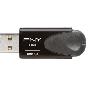 PNY Turbo Attache 4 USB 3.0 Flash Drive - 64 GB - USB 3.0 - 1 Year Warranty