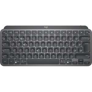 Logitech MX Keys Mini for Business Keyboard - Wireless Connectivity - Swiss - QWERTY Layout - Graphite - Bluetooth - 10 m 