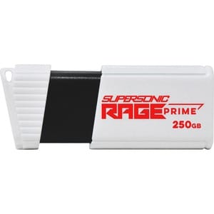Patriot Memory Supersonic Rage Prime 250GB USB 3.2 (Gen 2) Flash Drive - 250 GB - USB 3.2 (Gen 2) - 600 MB/s Read Speed