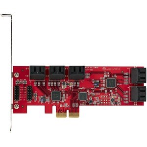 StarTech.com SATA Controller - Serial ATA/600 - PCI Express 2.0 x2 - Plug-in Card - 10 Total SATA Port(s) - 10 SATA Port(s