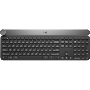 Logitech Craft 键盘 - 无线 连接 - USB 接口 - 蓝牙 - 10 m - PC, Mac