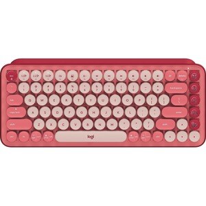 Logitech POP Keys 键盘 - 无线 连接 - 机械 按键开关 - 蓝牙 - 5.1 - 10 m - 铬操作系统 - 计算机, 平板, 智能电话, iPad - PC, Mac - AAA 支持的电池尺寸