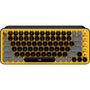 Logitech POP Keys Keyboard - Wireless Connectivity - Blast - Mechanical Keyswitch - Bluetooth - 5.1 - 10 m Emoji Hot Key(s