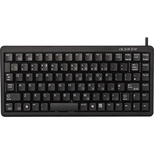 CHERRY G84-4100 Keyboard - Cable Connectivity - USB Interface - QWERTY Layout - Black - ML Keyswitch - 86 Key(s) - Noteboo