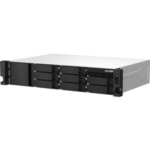 QNAP TS-873AEU-RP-4G 8 x Total Bays SAN/NAS Storage System - 5 GB Flash Memory Capacity - AMD Ryzen V1500B Quad-core (4 Co