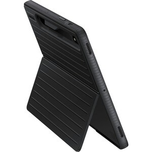 Samsung Protective Standing Cover Tablet Case - For Samsung Galaxy Tab S8 Tablet - Black - Textured - Scratch Resistant, B