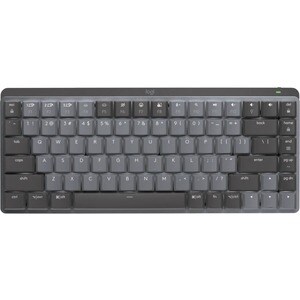 Logitech MX Mechanical Mini Minimalist Wireless Illuminated Keyboard (Linear) (Graphite) - Wireless Connectivity - Bluetoo