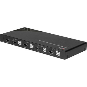 LINDY KVM-Switchbox - 4 Computer - 1 Lokaler Benutzer(n) - 4096 x 2160 - 7 x USB - USB 2.0 - 5 x HDMI - Rackmount