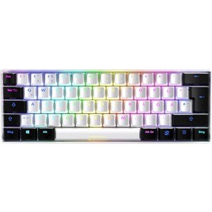 Sharkoon Skiller SGK50 S4 Gaming-Tastatur - Kabel Konnektivität - USB-Typ C Schnittstelle - RGB LED - Weiß - Mechanisch Ke