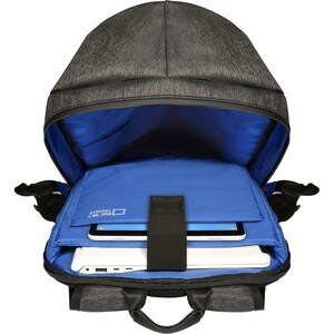 Port San Francisco Carrying Case (Backpack) for 25.4 cm (10") to 39.6 cm (15.6") Notebook - Grey - Water Proof Zipper, Wat
