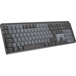 Logitech MX Mechanical Teclado - Sem fios Conectividade - Inglês (EUA) - QWERTY Layout - Cinzento - Mecânica/MX Interrupto