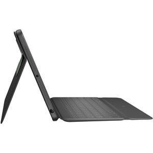 Estuche de teclado/cubierta Logitech Rugged Folio (Folio) iPad (7Ş generación) Tableta - Grafito - Anti salpicaduras/Derra
