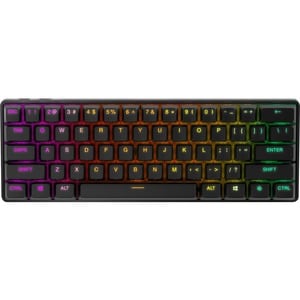 SteelSeries Apex Pro Mini Wireless Gaming Keyboard - Wired/Wireless Connectivity - USB Type C Interface - RGB LED - Englis