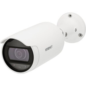 Wisenet ANO-L6022R 2 Megapixel Full HD Network Camera - Color - Bullet - White - 98.43 ft Infrared Night Vision - H.264, H