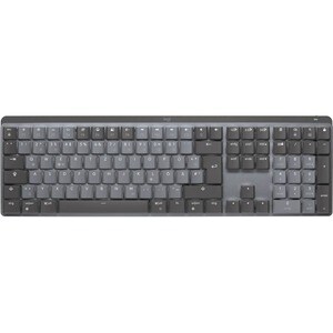 Logitech MX Mechanical Teclado - Sem fios Conectividade - Inglês (EUA) - QWERTY Layout - Cinzento - Mecânica/MX Interrupto