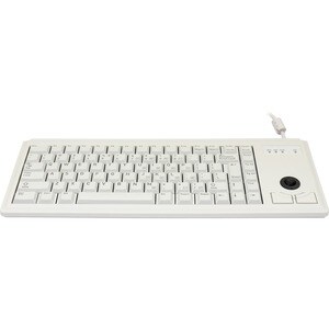 CHERRY Keyboard - Cable Connectivity - PS/2 Interface - Trackball - Light Grey - Mouse