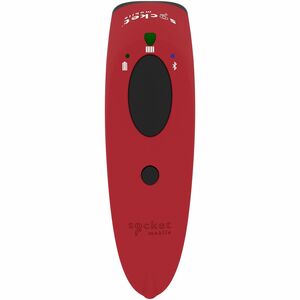 Socket Mobile SocketScan S720, Linear Barcode Plus QR Code Reader, Red & White Dock - Wireless Connectivity - 14.96" Scan 