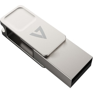 V7 VF364GTCV7 USB-C Dual-Purpose Flash Drive USB3.2 - Type A 64GB - V7 USB-C Dual-Purpose Flash Drive USB3.2 - Type A 64GB