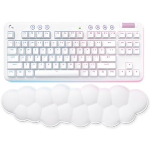 Logitech G G715 Gaming Keyboard - Wireless Connectivity - RGB LED - Danish, Norwegian, Swedish, Finnish, Pan-Nordic - QWER
