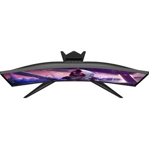 AOC C24G2AE 24" Class Full HD Curved Screen Gaming LCD Monitor - 16:9 - Black Red - 59.9 cm (23.6") Viewable - Vertical Al