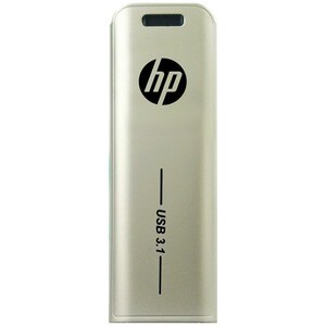 HP x796w USB 3.1 Flash Drive - 512 GB - USB 3.1 (Gen 1) Type A - 70 MB/s Read Speed - Metallic - 2 Year Warranty