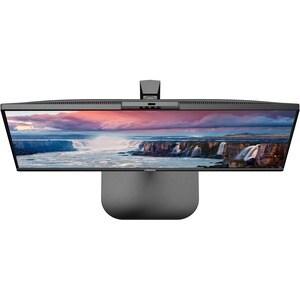 AOC 24V5CW 24" Class Webcam Full HD Gaming LCD Monitor - 16:9 - Matte Black - 60.5 cm (23.8") Viewable - In-plane Switchin