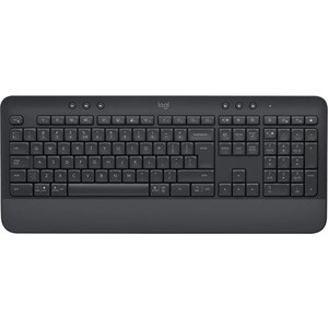 Logitech Signature K650 Keyboard - Wireless Connectivity - English (US) - QWERTY Layout - Graphite Grey - Bluetooth/RF - 5