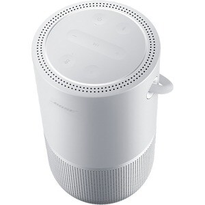 Bose Portable Bluetooth Smart Speaker - Google Assistant, Alexa Supported - Silver - 360° Circle Sound - Wireless LAN - Ba